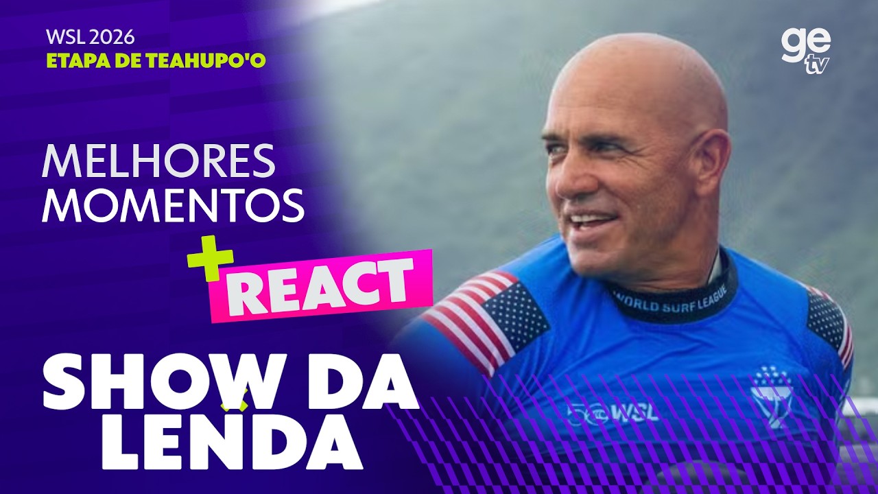MEDINA X KELLY SLATER: O SHOW DA LENDA DE 54 ANOS | MELHORES MOMENTOS | WSL 2026 | ge tv