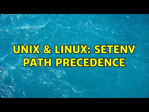 Unix & Linux: setenv path precedence