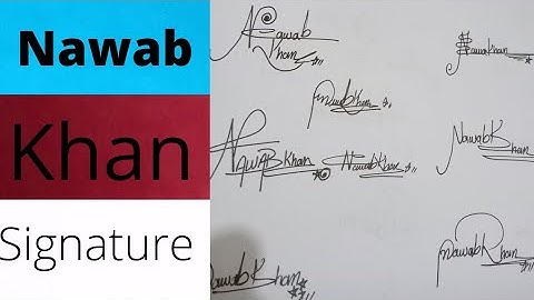 Nawab khan name signature, name signature with arooj, signature ideas, signature style, name style,