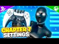 NEW BEST Controller SETTINGS + Sensitivity in Chapter 7 (Fortnite Tutorail)