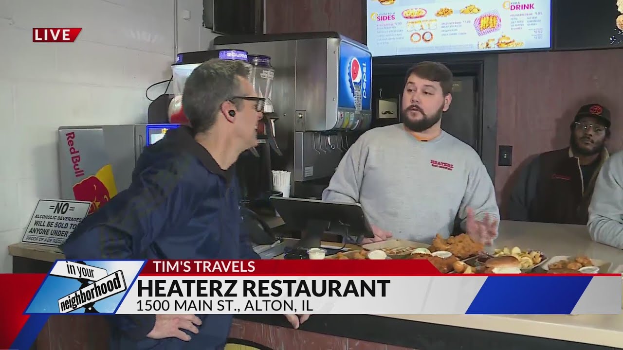Tim's Travels Heaterz Restaurant in Alton, Illinois YouTube