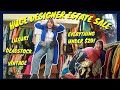 INSANE ESTATE SALE thrift with me! & Vintage DESIGNER clothing try on haul!