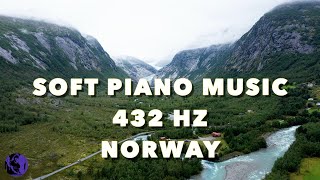 Relaxing Piano Music In 432 Hz For Deep Sleeping Meditation Yoga Spa Views of Norway