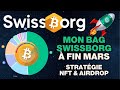 Mars 2024  suivi du bag crypto swissborg de julinas et sa diversification nfts