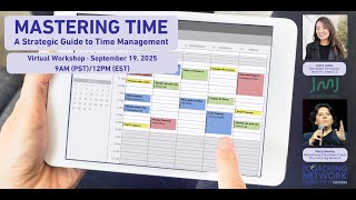 Mastering Time: A Strategic Guide to Time Management | Free Virtual Workshop