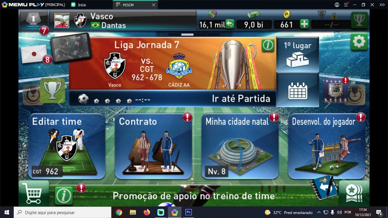 Club Manager - Jogo de Técnico