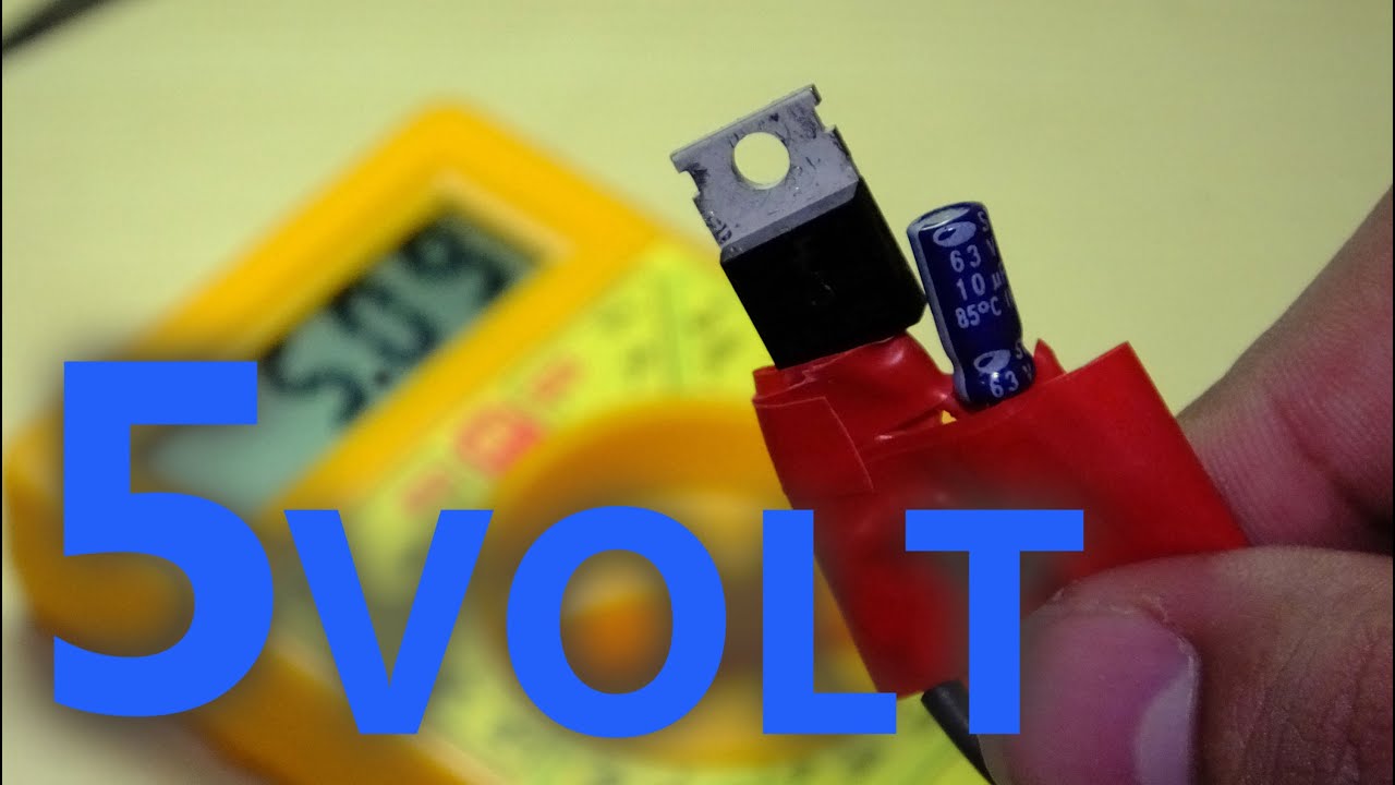 How to make a 5 Volt power supply in 5 minutes - YouTube