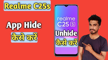 How To Hide App In Realme C25s | Hide App Realme C25s | Unhide App  कैसे करें Realme C25s |AksTech4u