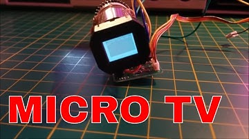 Micro CRT from camcorder viewfinder