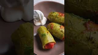 Turkish (Middle Eastern) Stuffed Zucchini shorts turkishfood