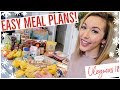 GROCERY HAUL! 🛒🍌🥦🍝 MEAL PLANNING FOR A FAMILY OF FOUR W/ LIST + RECIPES!