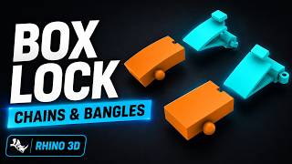 Mastering the Box Lock Design in Rhino | Jewelry CAD Tutorial for Chains & Bangles