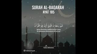 Surah Al-Baqarah ayat 185 | Salim Bahanan