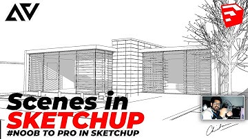 Multiple Camera Views In Sketchup 2020 | 4K | Free Tutorial