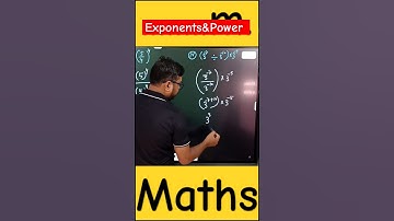 How to apply the Exponential law #exponents& Power cbse