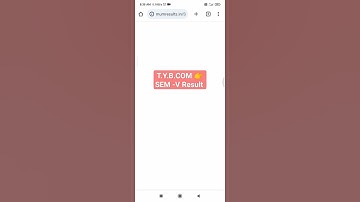 T.Y .B.Com 👉SEM -V💥 Result 2023 link given below ⬇️http://www.mumresults.in/