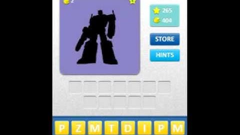 Shadow Quiz game answers level 261-270