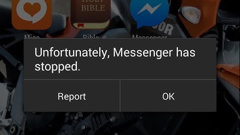 How to fix "Unfortunately, Messenger has stopped" Facebook Messenger