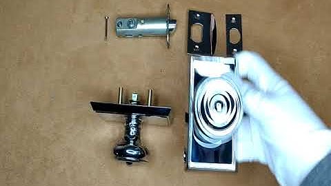 Emtek Solid Brass Waverly Door Knob Set With Rectangular Rosette (Several Finish Options)