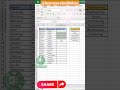 #excel #learnexcel #howtolearnexcel #excelformula #exceltricks #exceltutorial #learning #excelworld