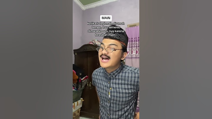 KETIKA LU LAGI MAIN DIRUMAH TEMEN, TRUS TEMEN LU DIMARAHIN ORTU NYA KARENA KEASIKAN MAIN😭 #sadjoni