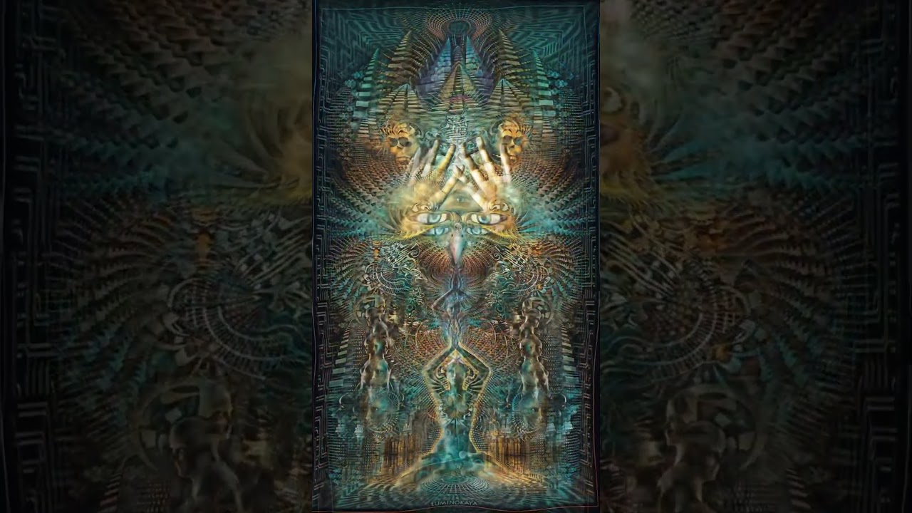 A mystical painting Petra by Luminokaya is availabe at our shop: etsy.com/shop/fractalika 🚀