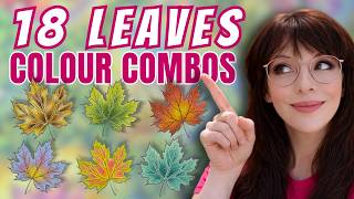 18 Leaf Colour Combos to Try in Your Colouring Pages