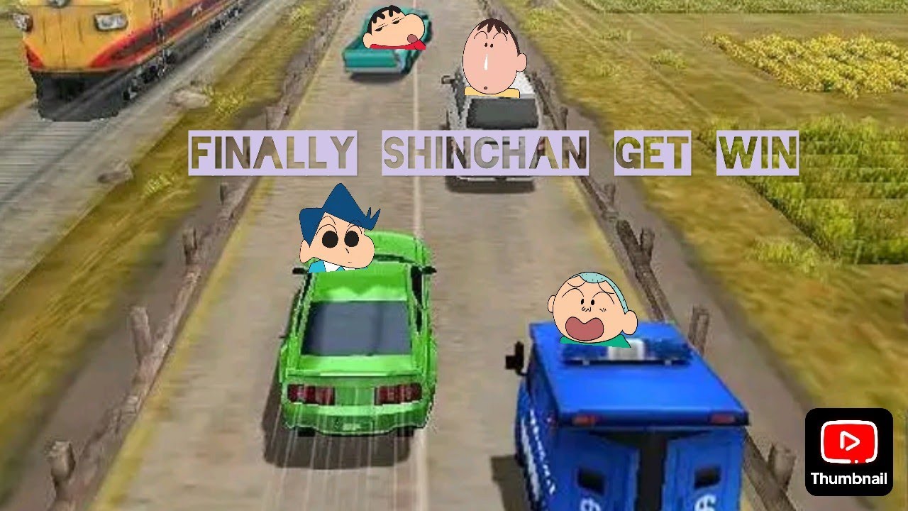 Shin Chan Speed Racing Shinchan vs Masao vs Bo vs Kazama who is the fastest racer in (Turbo ...