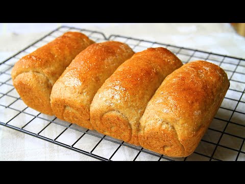 5 Minute dough! This is the easiest and healthiest banana bread recipe! No sugar No milk & eggless