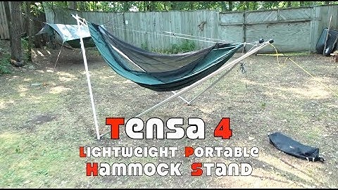 Tensa4 Lightweight Portable Hammock Stand....First Look