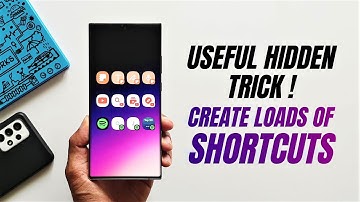 Hidden Trick-Create shortcuts for functions associated with apps -One Ui 3.1.1/One Ui 3.1/One UI 3.0