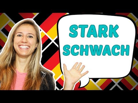 Starke, Schwache und Gemischte Verben - Strong, Weak and Mixed German Verbs