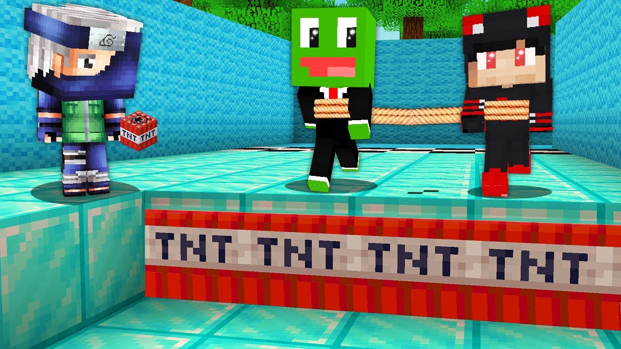 ماين كرافت تحدي فخوخ التي ان تي ضد @Rahumi و @PmnMinecraft 😱