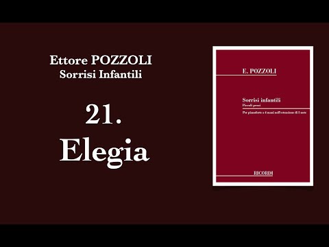 Elegia - Sorrisi Infantili n°21 - Ettore Pozzoli - Play Along