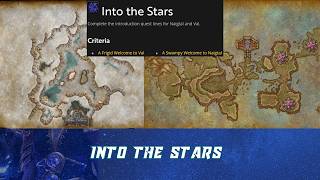 Into the Stars Achievement | Complete the introduction quest lines for Naigtal and Val