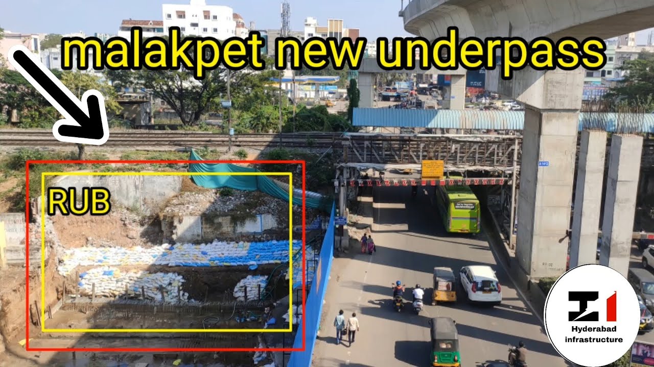 "Malakpet RuB Work Begins – Project Timeline & Expected Completion" 