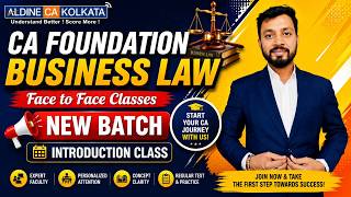 Start Your CA Journey | CA Foundation Business Law Orientation | Jan & May 2027 |CA Career Explained