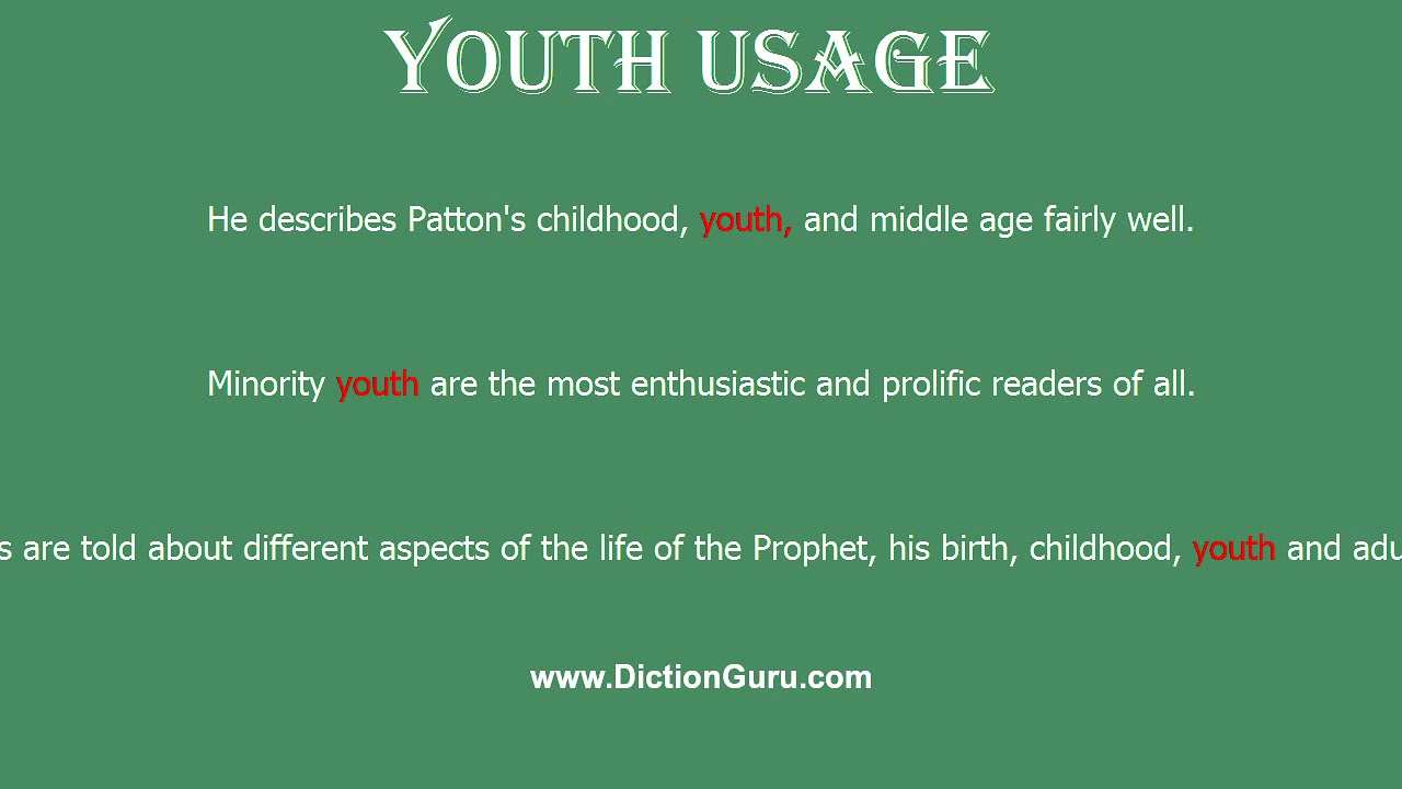 youth: How to pronounce youth with Phonetic and Examples youth: How to pronounce youth with Phonetic and Examples