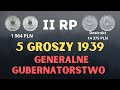 II RP pod okupacją niemiecką. 5 Groszy 1939 Cynk (1943-1944).