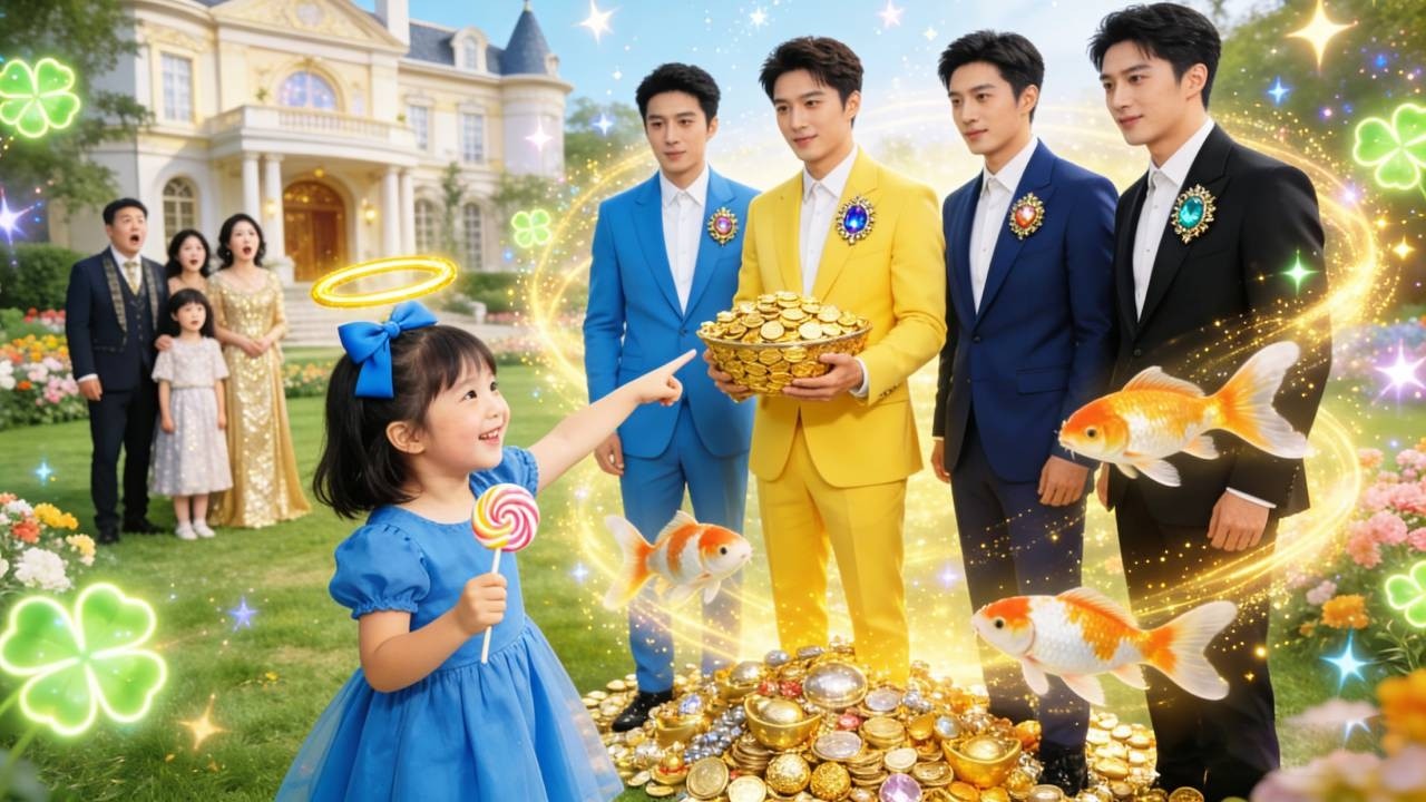 4 Uncles Adopt A Girl.As a result She Brought Them Luck—She is Their Most Spoiled Little Princess.