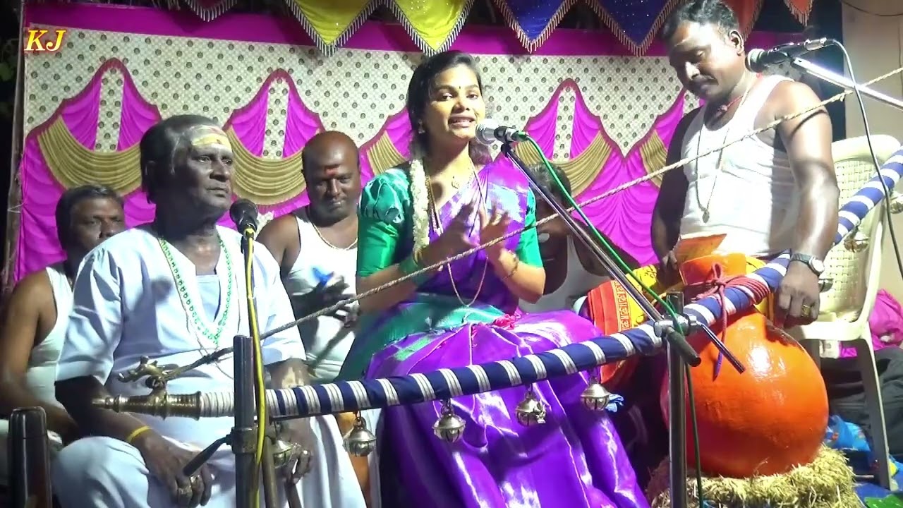 💥தென்காசி இளம் புயல் 💚மாதவி அசத்தலான வில்லுப்பாட்டு #kalajith #villupattu