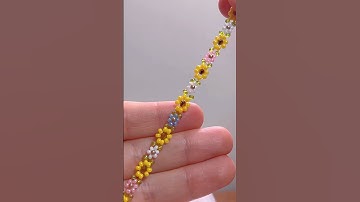 Making the MOST Cutest Beaded Bracelet #diy #tutorial #beads #jewellery #handmadejewelry