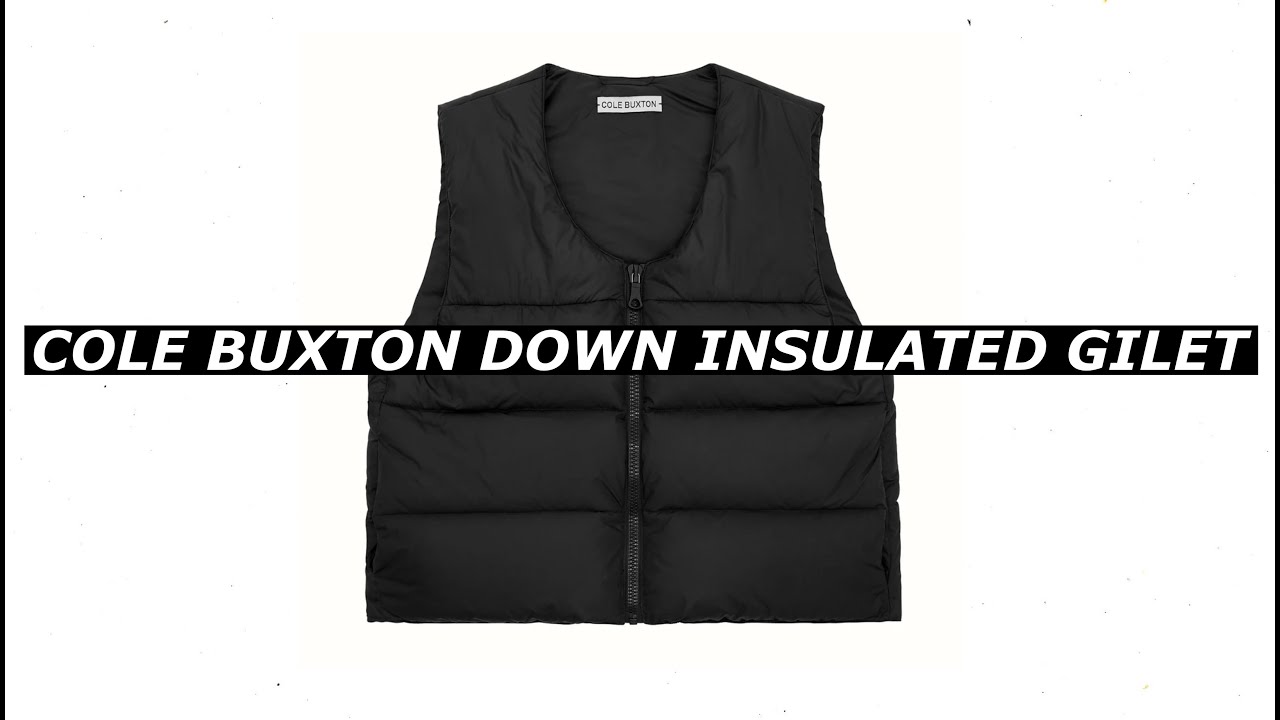 Cole Buxton Down Insulated Gilet Size 