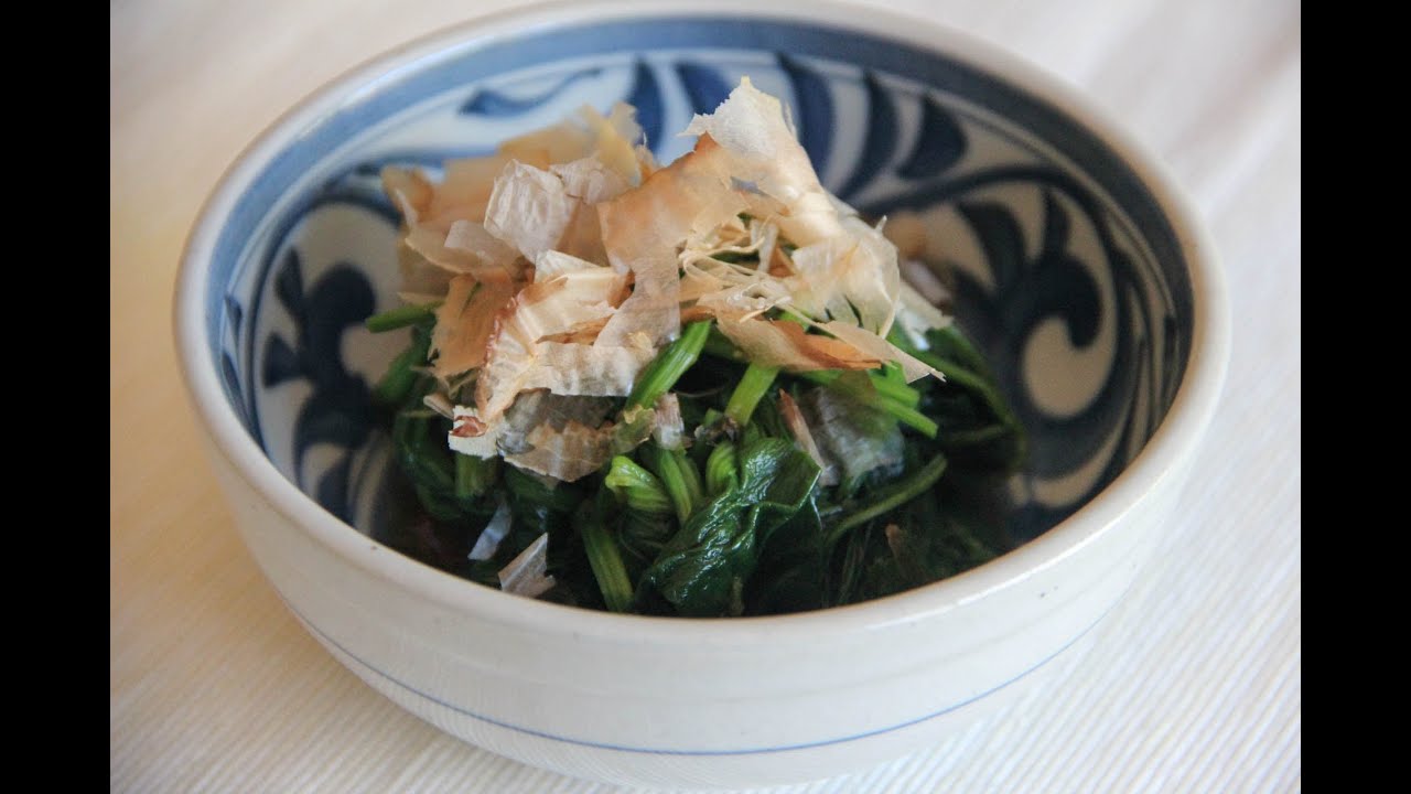 Spinach Ohitashi Recipe - Japanese Cooking 101 | JapaneseCooking101