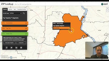 Tapestry Segmentation  - Interactive Map by Esri