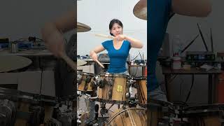 Learn Drums Fast for Beginners #drums #drummer #Femaledrummer#女鼓手#架子鼓
