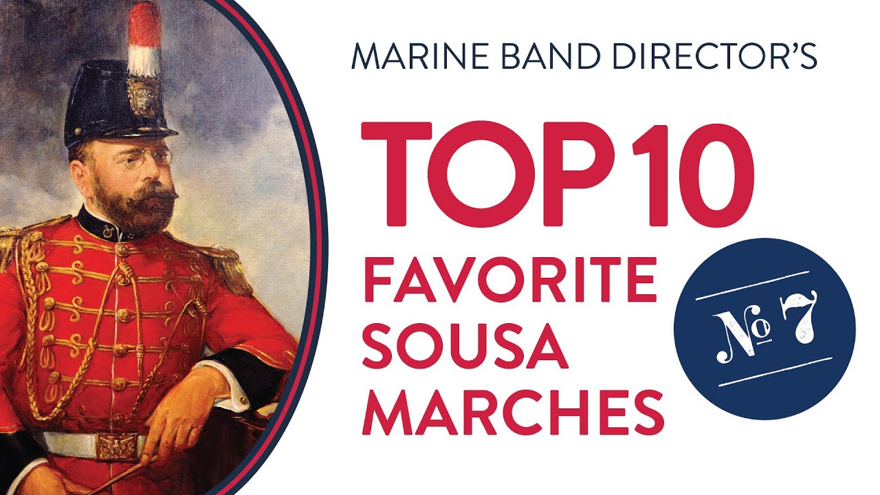 Follow along as Marine Band Director Col. Jason K. Fettig counts down his Top 10 favorite Sousa marches and what makes them so great. In this video Col. Fettig reveals his number 7 pick: The Washington Post.

Top 10 Sousa Marches Playlist: https://www.youtube.com/playlist?list=PLA7no0L9zTk7VlDAZzjeTiyiFSJl0ydbc

Listen to Sousa's marches and download the tracks along with full scores on the Marine Band's Complete Marches of John Philip Sousa webpage: https://www.marineband.marines.mil/Audio-Resources/The-Complete-Marches-of-John-Philip-Sousa/

Website: https://www.marineband.marines.mil/
Facebook: https://www.facebook.com/marineband
Instagram: https://www.instagram.com/usmarineband/
Twitter: https://twitter.com/marineband

(Images courtesy Library of Congress Prints and Photographs Division)