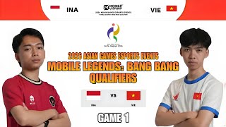 INDONESIA vs VIETNAM | ASIAN GAMES 2026 QUALIFIERS - GAME 1 | Mobile Legends screenshot 3