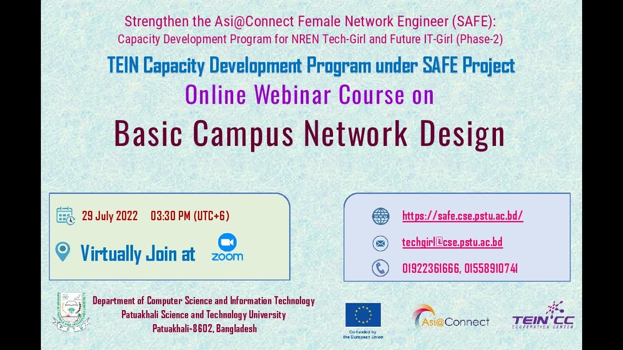 Webinar on Basic Campus Network Design (PART I) - YouTube