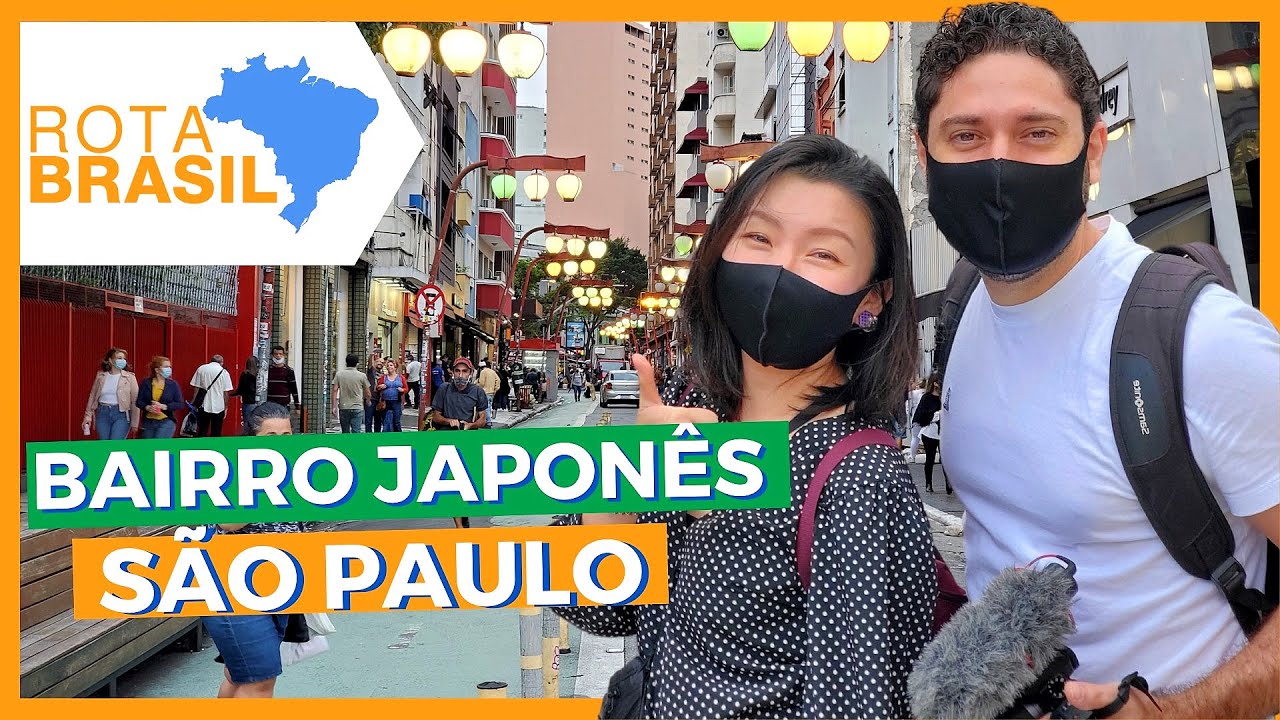 Levei a Namorada Japonesa no Bairro LIBERDADE! Passeio em São Paulo, Farol Santander, Catedral da Sé